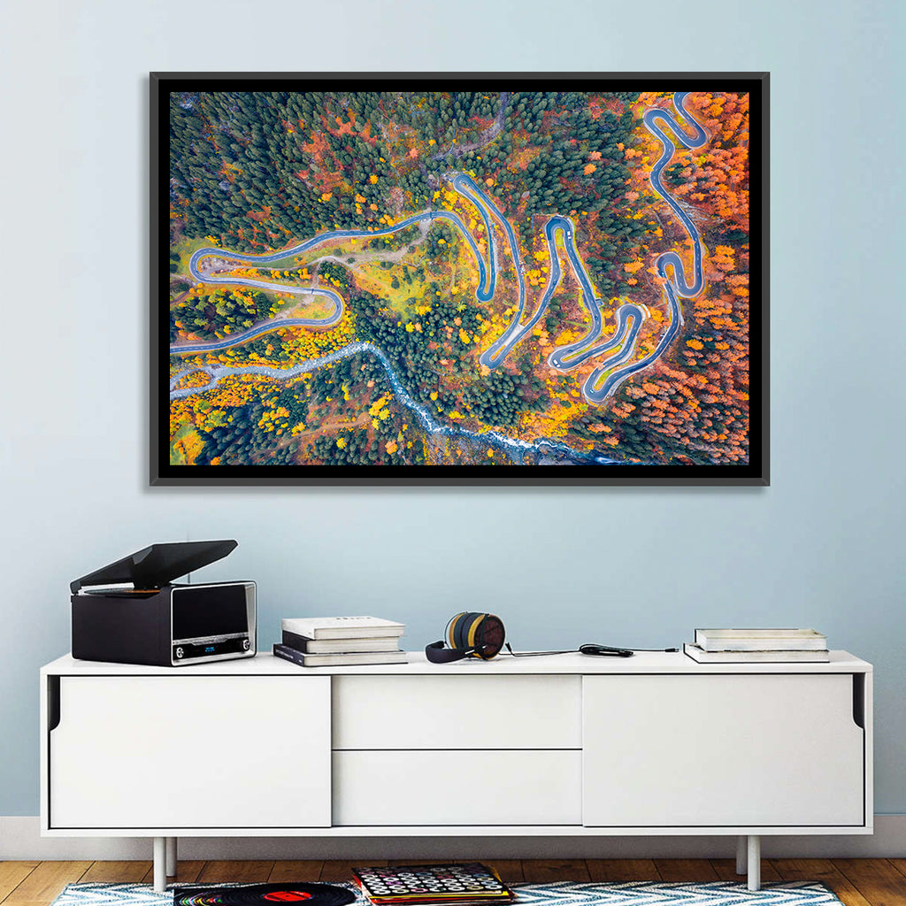 Maloya Pass Aerial View Wall Art