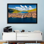 Mulafossur Waterfall Gasadalur Wall Art