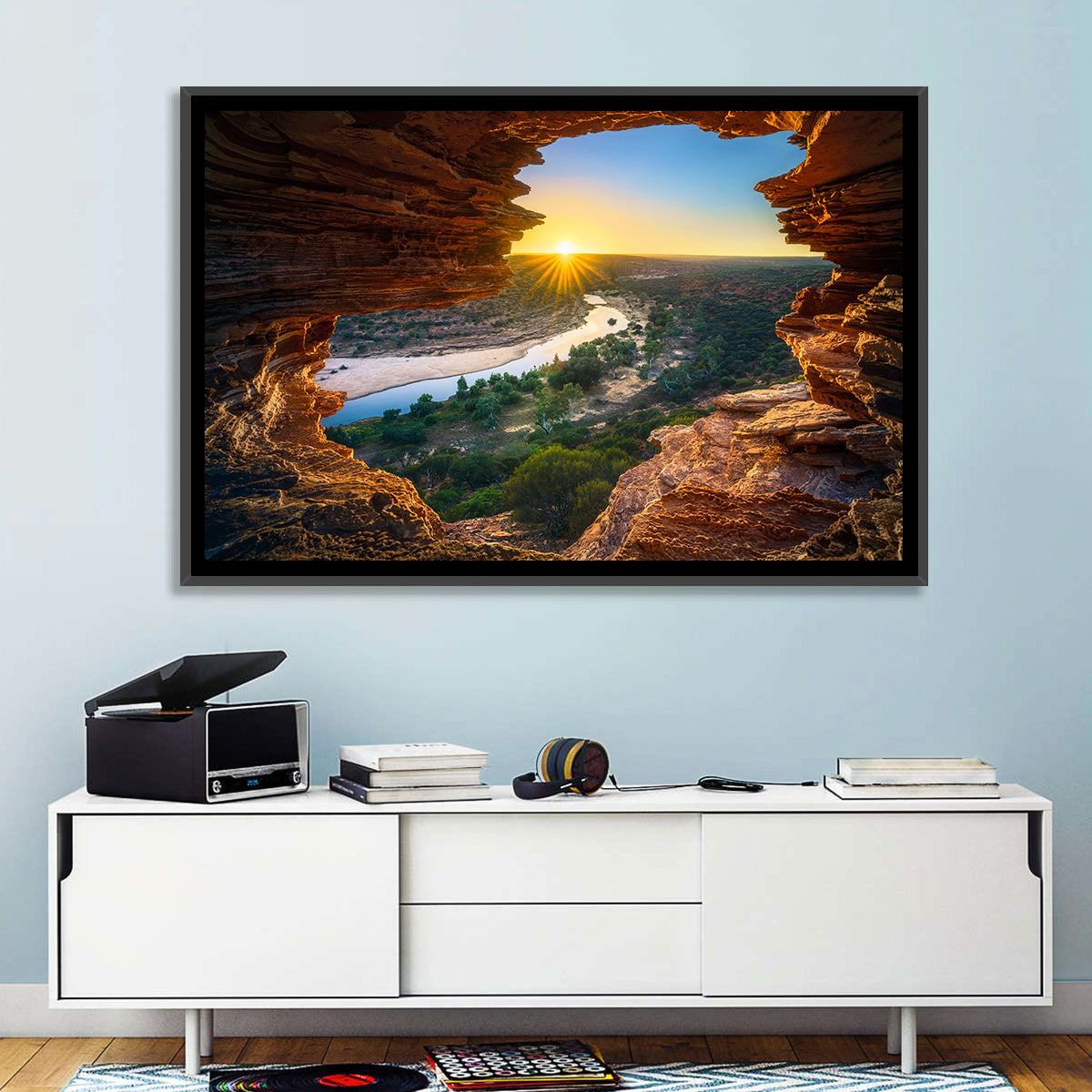 Nature's Window Sunrise, Kalbarri Wall Art