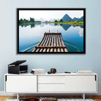 Li River Bamboo Raft, Guilin Wall Art