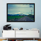 Empty Road to Mount Taranaki Wall Art
