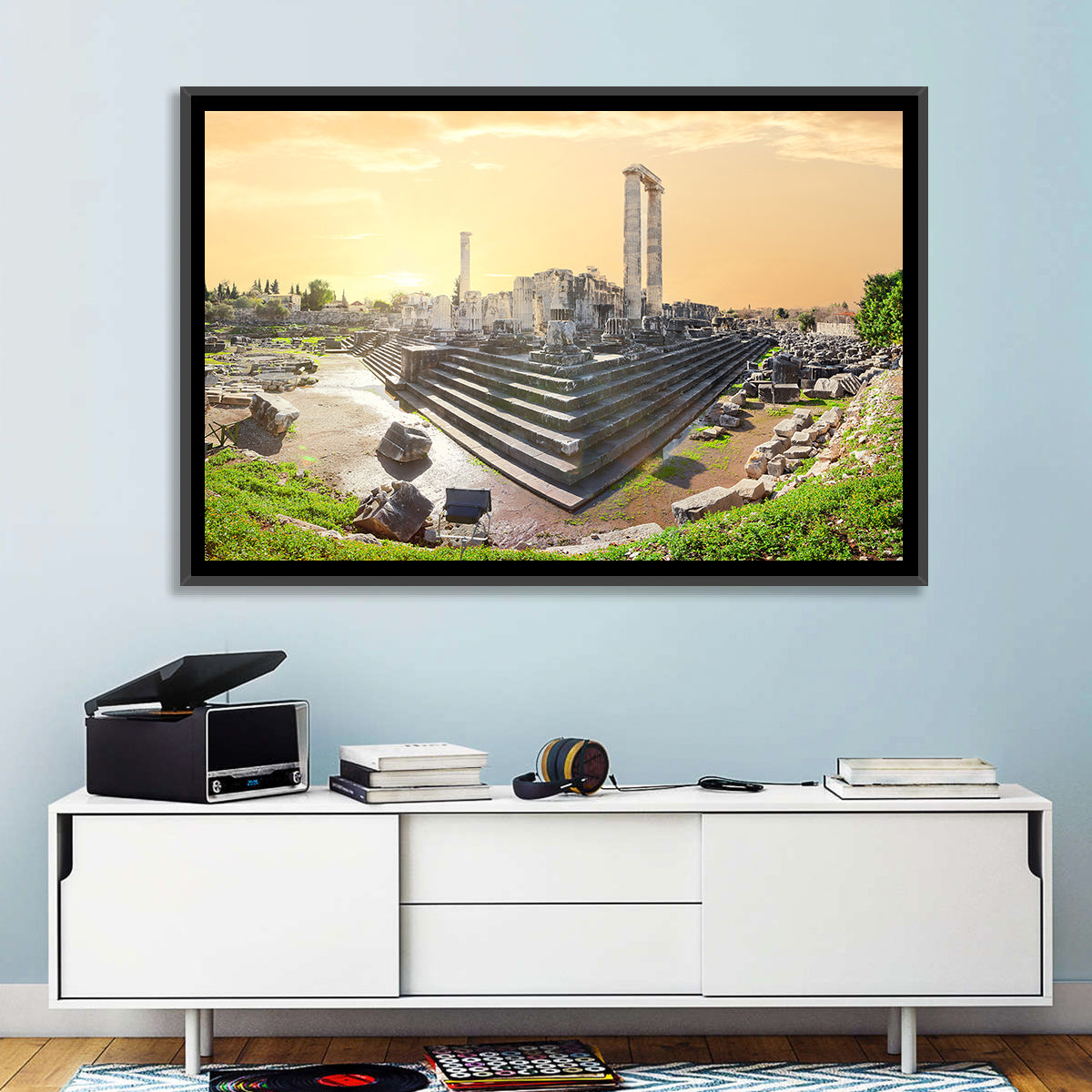 Temple of Apollo at Didyma at Golden Hour Wall Art