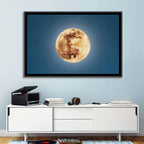 Bitcoin Circuit Moon Wall Art