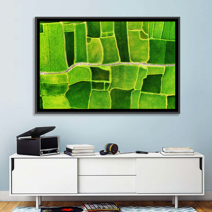 Green Rice Terraces Wall Art