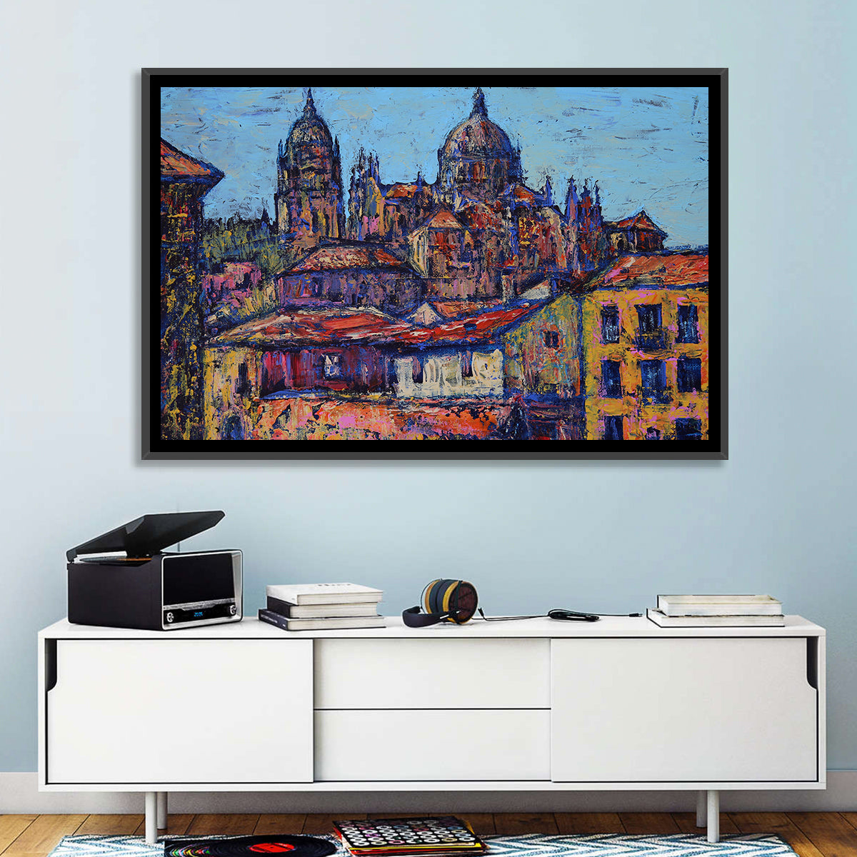 Salamanca Cathedral Rooftops Wall Art
