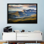 Table Rock Sunrise Over Looking Glass Rock Wall Art