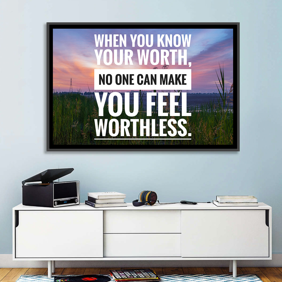 When You Know Your Worth, Golden Hour Wall Art