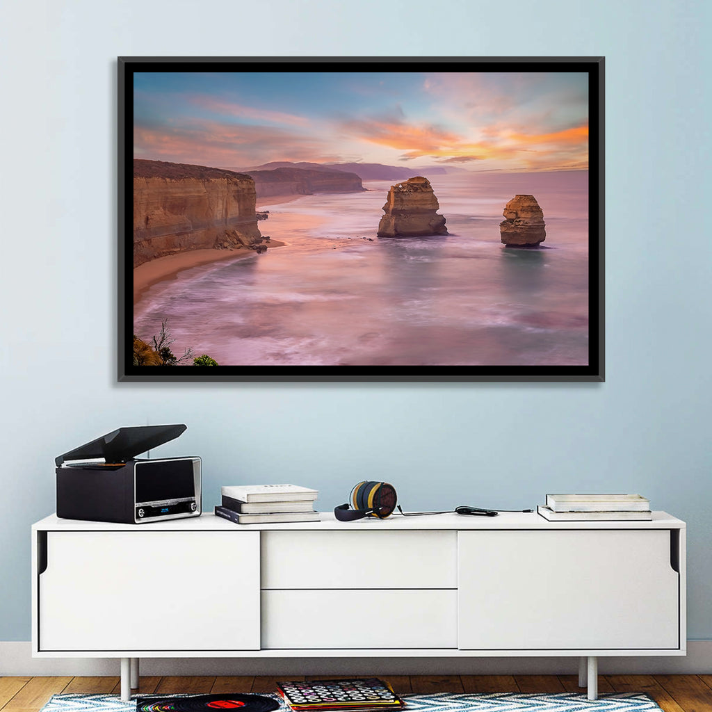Twelve Apostles Sunset Sea Stacks Wall Art