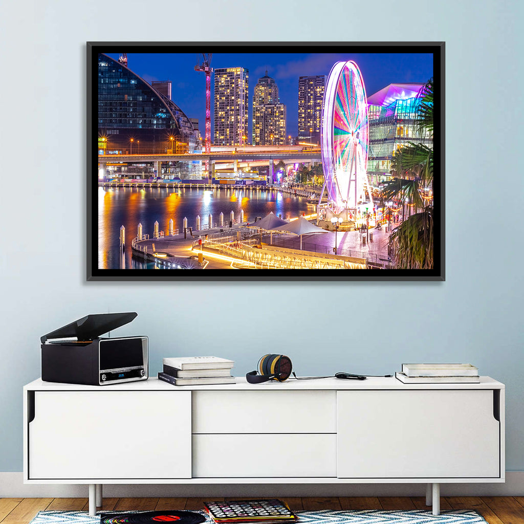 Darling Harbour Nightscape Wall Art