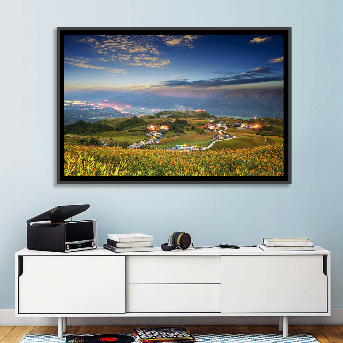 Sixty Stone Mountain Nightscape Wall Art