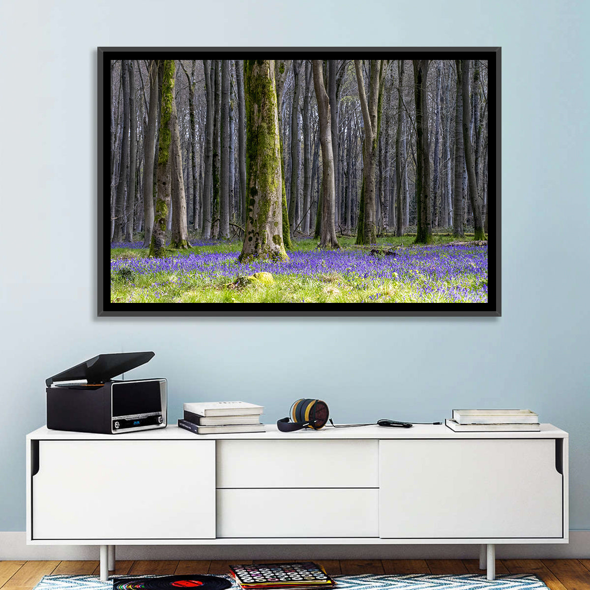 Bluebell Beechwood Grove Wall Art