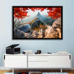 Khao Nor Maple Framed Peak Wall Art