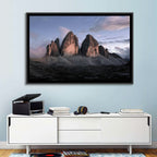 Tre Cime at Dusk Wall Art
