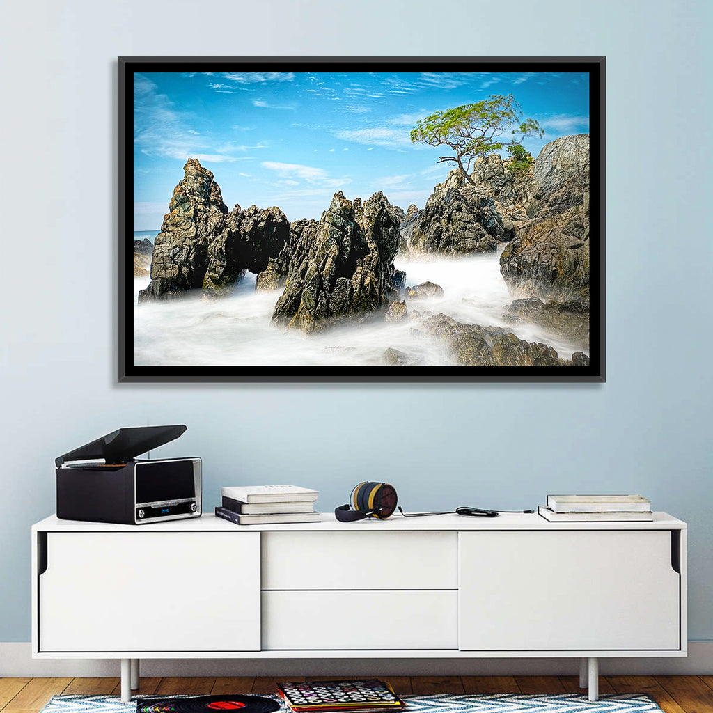 Karang Bebay Misty Shore Wall Art