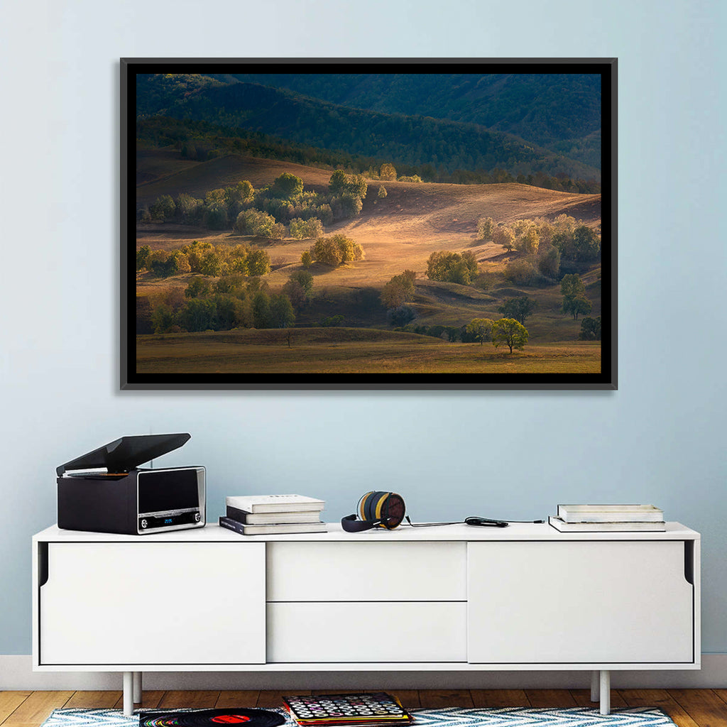 Bashang Plateau Golden Hour Wall Art