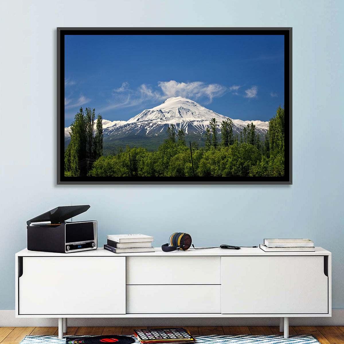 Mount Ararat Wall Art in a room, landscape