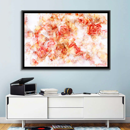 Dry Roses Abstract Wall Art