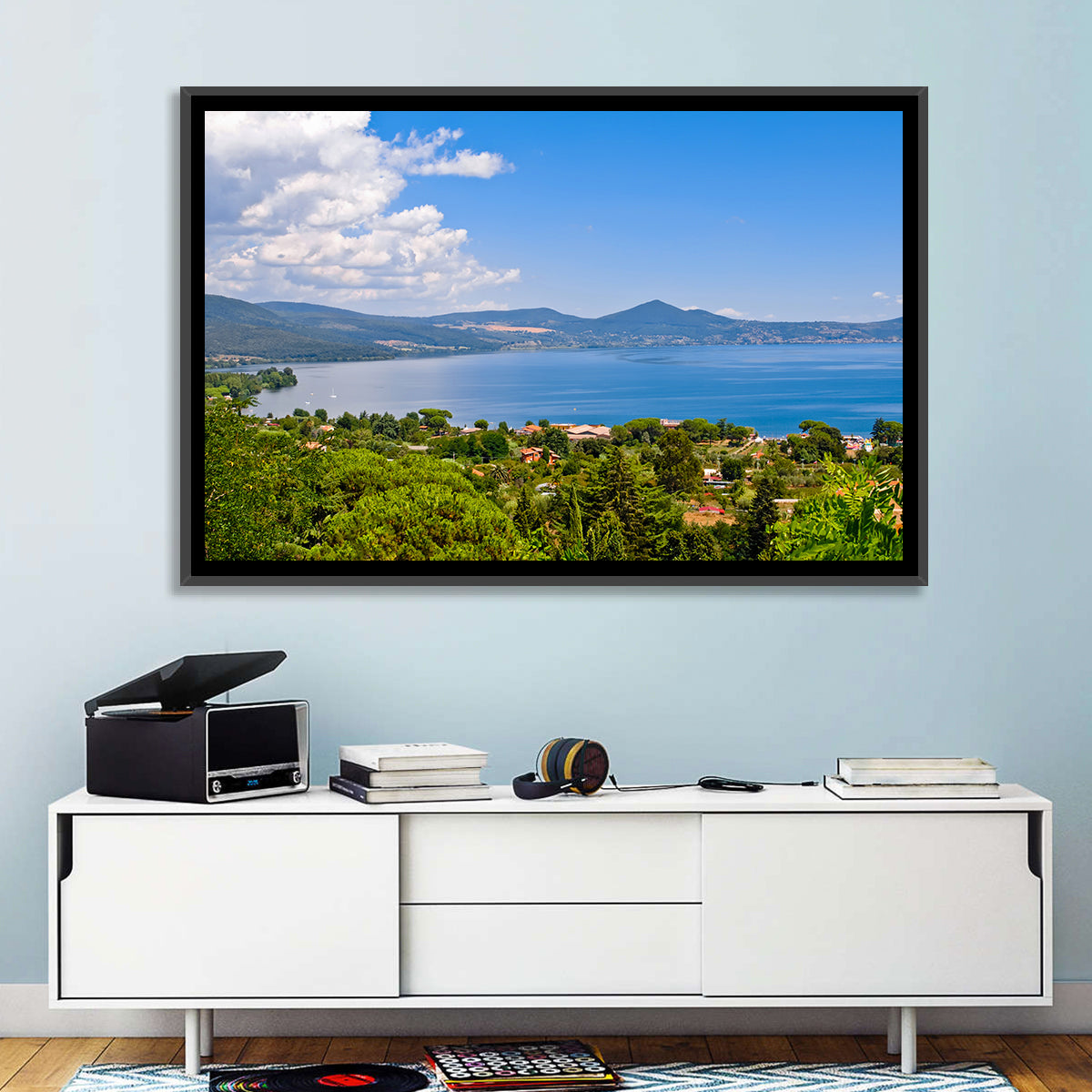 Lake Bracciano View Wall Art