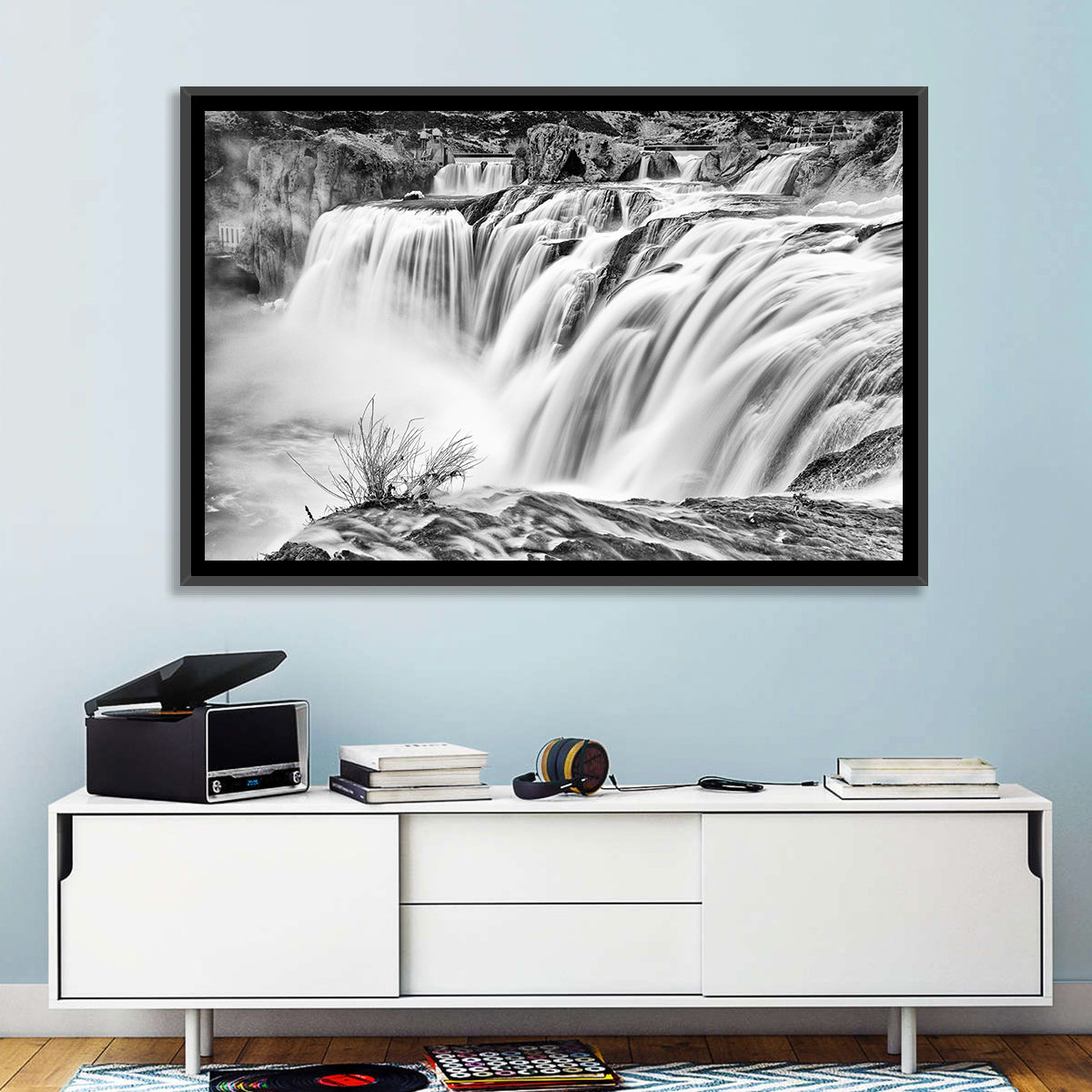 Shoshone Falls, Twin Falls Wall Art in a room, landscape