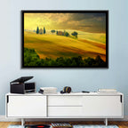 Tuscany Golden Hour Landscape Wall Art