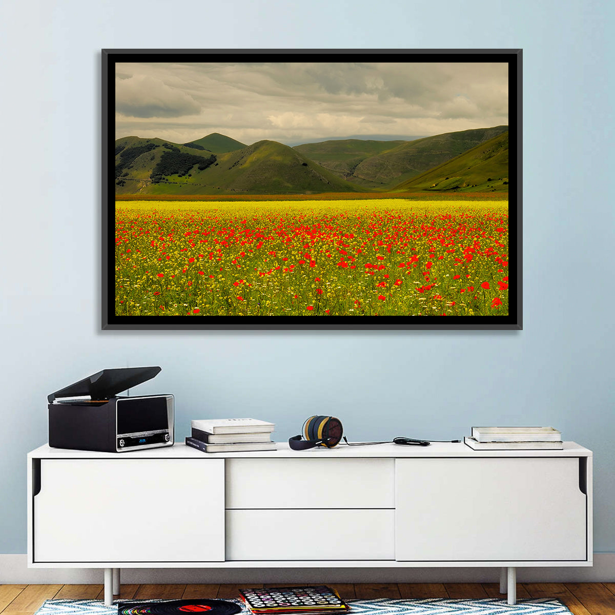 Castelluccio Wildflower Meadow Wall Art