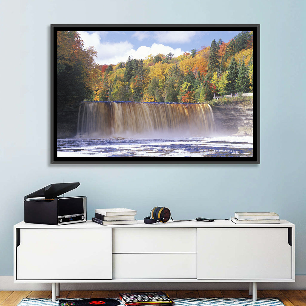 Tahquamenon Falls Autumn Waterfall Wall Art