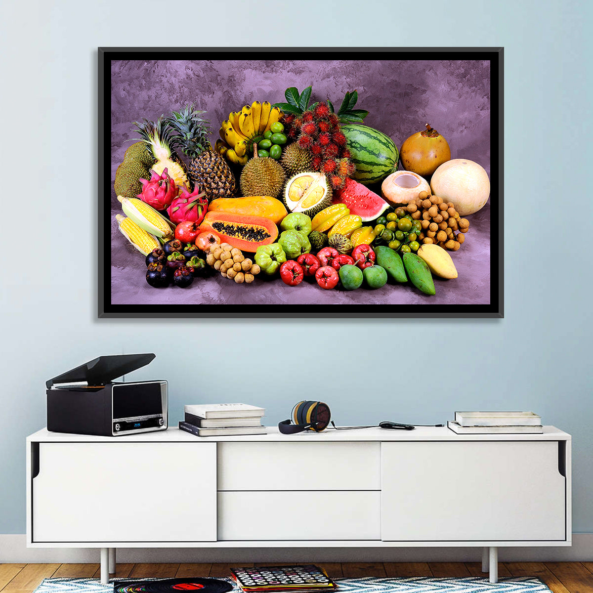 Tropical Fruit Still Life Wall Art