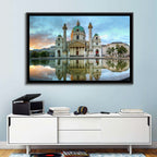 Karlskirche at Golden Hour Wall Art