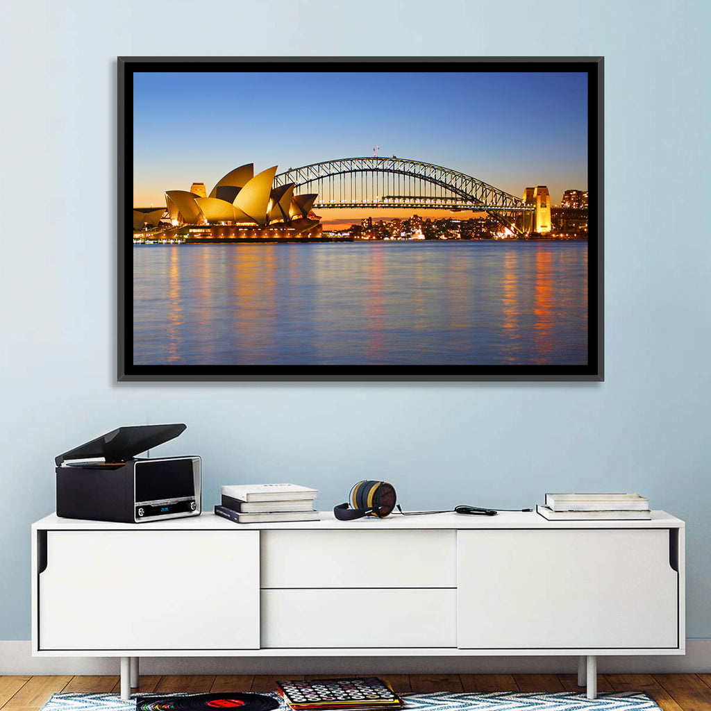 Sydney Harbour Bridge and Opera House Wall Art