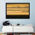 Bavarian Alps Morning Haze Wall Art