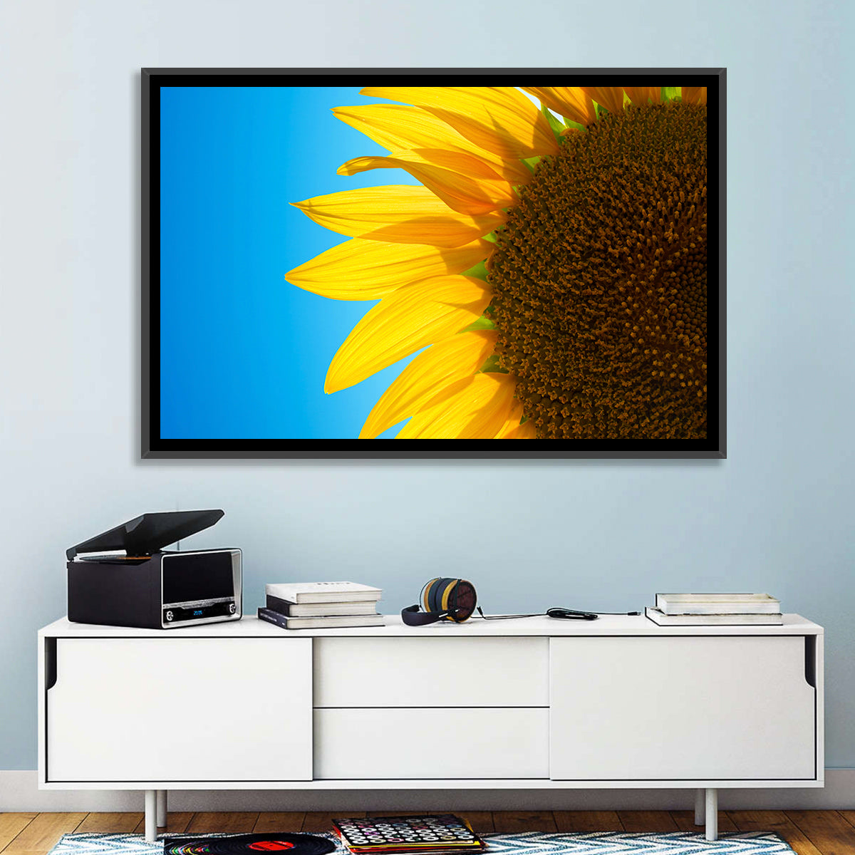 Sunflower Close-up Wall Art
