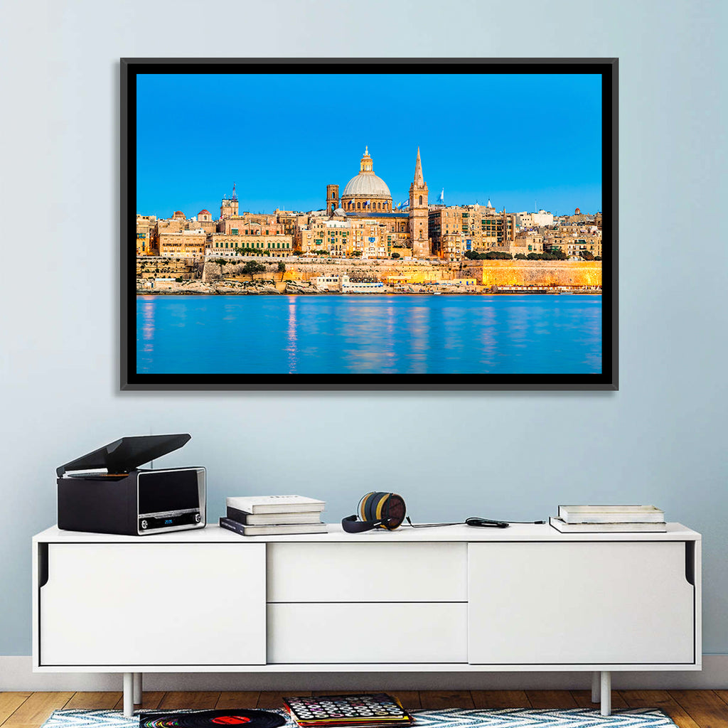 Valletta Waterfront Skyline Wall Art