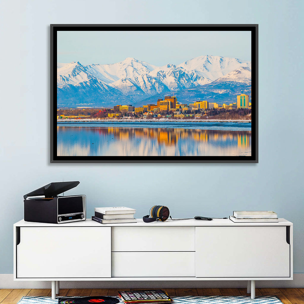 Anchorage Morning Skyline Wall Art