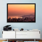 Beirut Sunset Skyline Wall Art