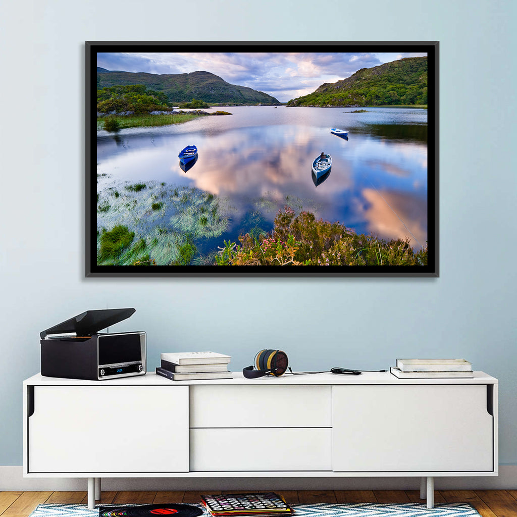 Lough Leane Rowboats at Dusk Wall Art
