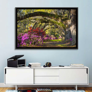 Azalea Flowers Garden Wall Art