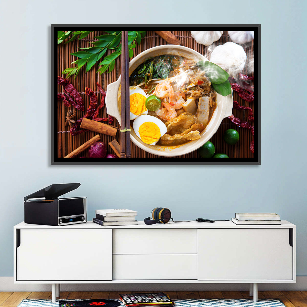 Malaysian Prawn Mee Bowl Wall Art