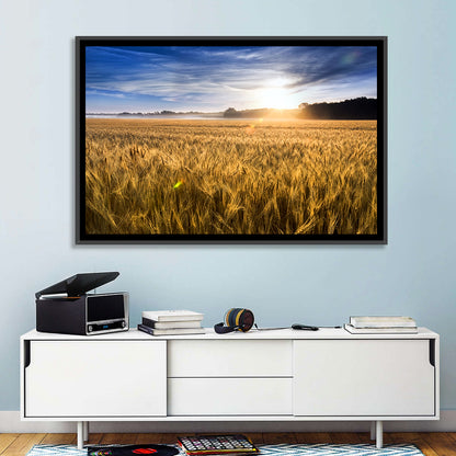 Blooming Wheat Field Wall Art