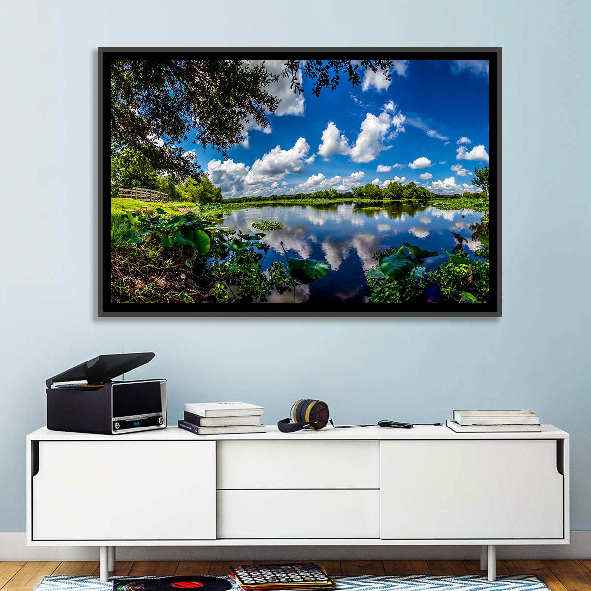 Brazos Bend Lake Reflection Wall Art