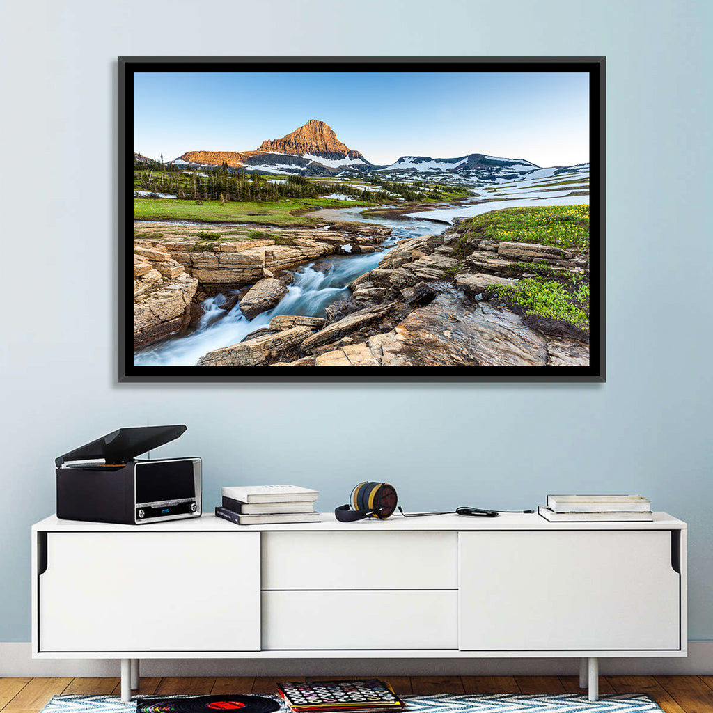 Logan Pass Golden Hour Wall Art