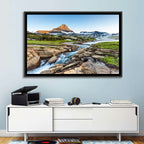 Logan Pass Golden Hour Wall Art