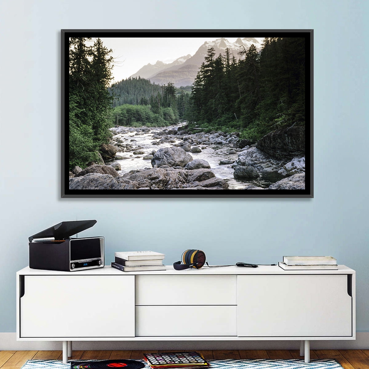 Snake River Mountain View Wall Art