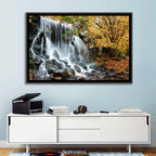 Autumn Waterfall at Sonsbeek Park Wall Art