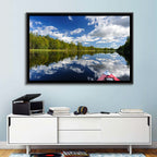 Karelia Kayak Reflection Wall Art