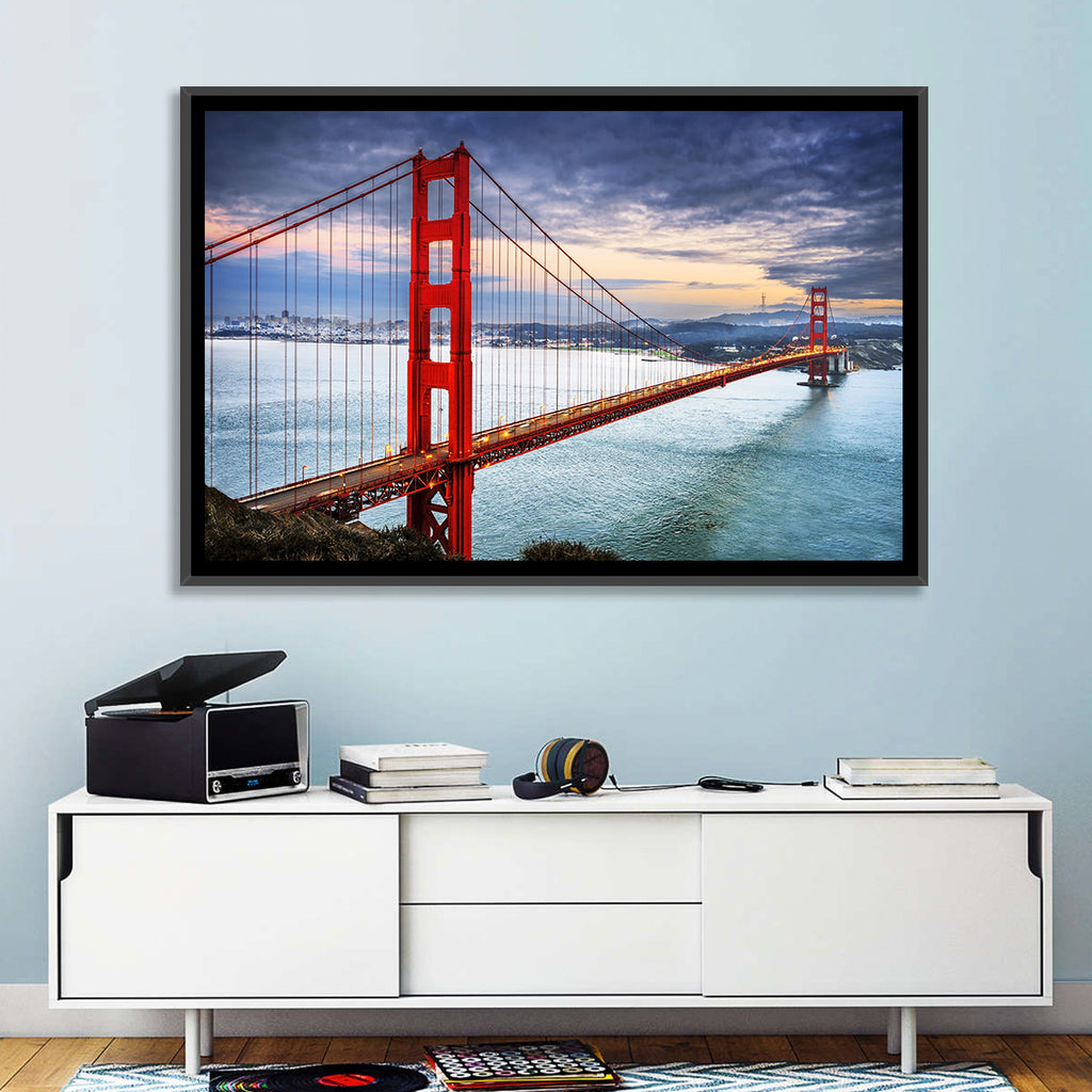 Golden Gate Bridge at Dusk Wall Art