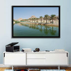 Palm Lake Reflections Wall Art