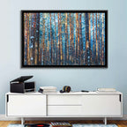 Golden Hour Winter Pine Forest Wall Art