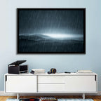 Rain Storm Over Mountains Wall Art
