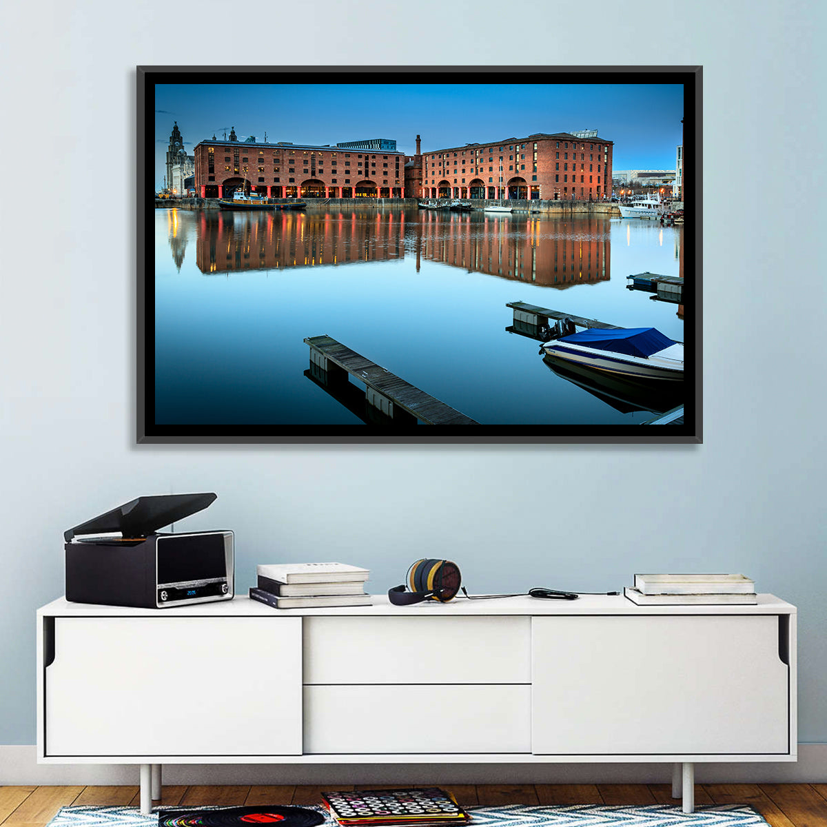 Royal Albert Dock Reflections, Liverpool Wall Art