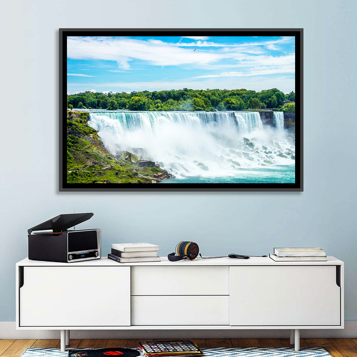 American Falls, Niagara Wall Art in a room, landscape